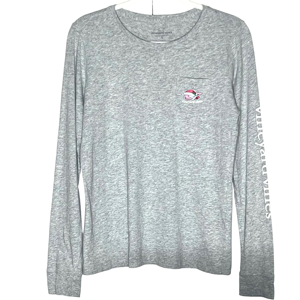 Vineyard Vines Long Sleeve Merry Christmas T-shirt Size S